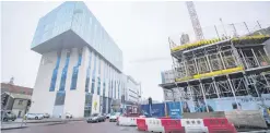  ??  ?? The Ulster University site which Lagan Constructi­on Group is working on