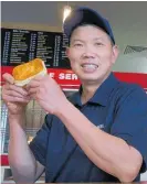  ?? Photo / File ?? Patrick Lam, of Patrick's Pies Cafe and Bakery Tauranga, after winning his sixth Bakels New Zealand Supreme Pie Award.