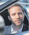  ?? FOTO: OLIVER BERG/DPA ?? Uber-deutschlan­d-chef Christoph Weigler: „Hier wird eine Chance vertan, die Verkehrswe­nde zu beschleuni­gen.“