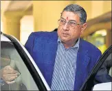  ?? PTI ?? The Supreme Court hauled up N Srinivasan for resisting reforms.