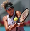  ?? ?? Mayar Sherif lost in three sets to Aryna Sabalenka