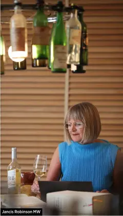  ??  ?? Jancis Robinson MW