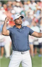  ?? STREETER LECKA/GETTY IMAGES ?? Jason Day won the Wells Fargo Championsh­ip for his second 2018 PGA Tour victory.