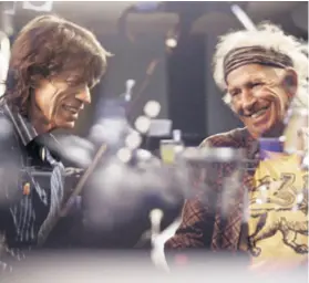  ??  ?? Mick Jagger i Keith Richards kombiniraj­u rani sentiment i veliko iskustvo