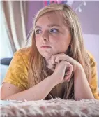  ?? A24 ?? Elsie Fisher is doing her best to navigate “Eighth Grade.”