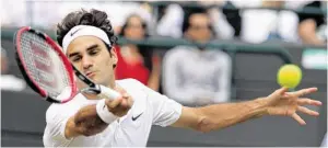  ?? BILD: SN/GEPA PICTURES/GRIEVES ?? Roger Federer agiert in absoluter Topform.