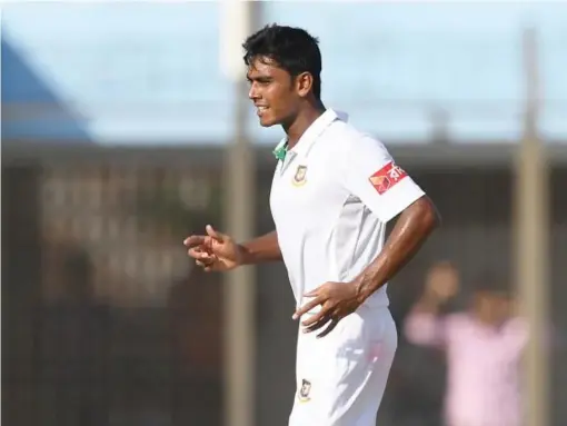  ??  ?? 18-year-old Mehedi Hasan took five wickets (Getty Images)