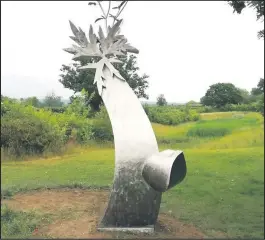  ??  ?? ■
New sculptures on the Buttercup Fields site in Shepshed.