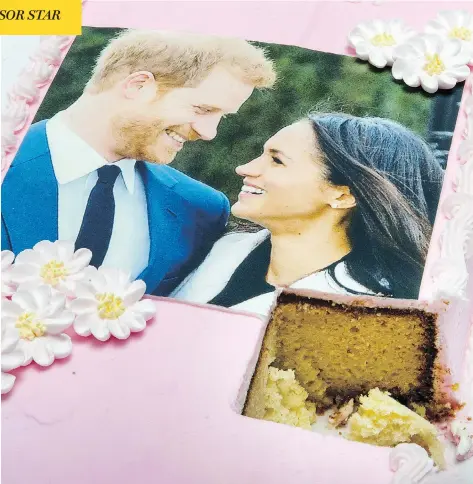  ?? PETER J THOMPSON, NATIONAL POST; ENGAGEMENT PHOTO BY DANIEL LEAL-OLIVAS / AFP / GETTY IMAGES; CAKE BY CHERIE HEIDRICK, KATIES CAKES IN TORONTO ??