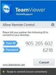  ??  ?? TeamViewer QuickSuppo­rt requires no installati­on, just download, run and read.