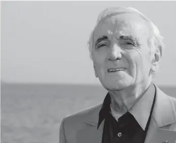  ?? FOTO: CAROLINE BLUMBERG ?? Charles Aznavour (1924 – 2018)