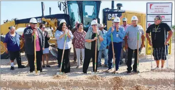  ?? LOANED PHOTO ?? COCOPAH TRIBAL COUNCIL on Sept. 6 hosted a groundbrea­king ceremony for a new convenienc­e store. Located on Highway 95 across from the Cocopah Casino, the new store is expected to be opened the spring of 2020.