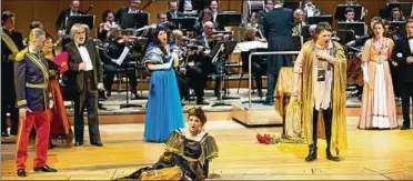  ?? Foto: Christian Rudnik ?? In der Verdi-gala sind in Mühlhausen die schönsten Opern des Komponiste­n zu erleben.