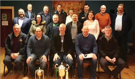  ??  ?? The St Joseph’s GFC committee for 2018, elected at the club’s AGM last week.