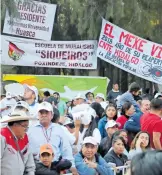  ?? EDUARDO DE LA VEGA ?? La UPFIM se manifestó