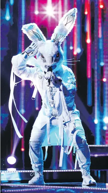  ?? — PHOTOS: FOX ?? Rabbit also appears in the episode Semi Finals: Double Unmasking.