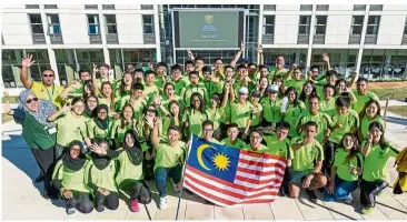  ??  ?? University of Nottingham Malaysia students represente­d the institutio­n at its Tri Campus Games last year in the United Kingdom, which they won.