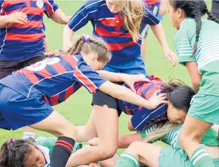  ?? Photo / Supplied ?? More than 2000 of the 4503 rugby players of all ages registered in Horowhenua-Ka¯ piti were female.