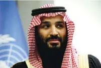  ?? (Amir Levy/Reuters) ?? SAUDI CROWN PRINCE Mohammed bin Salman. The CIA’s finding is the most definitive US assessment to date tying Saudi Arabia’s de facto ruler directly to the killing.