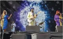  ??  ?? Nile Rodgers & CHIC perform during the Coachella Music and Arts Festival.