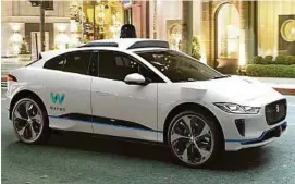  ??  ?? Selbstfahr­ender Jaguar I-pace: das E-auto wird in Graz gefertigt WAYMO2