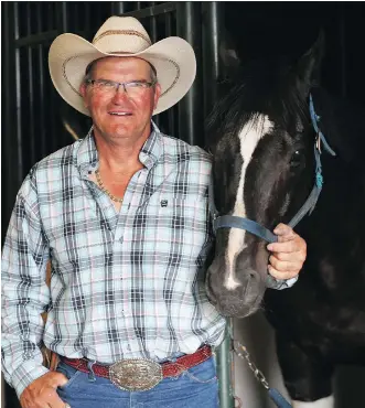  ?? LEAH HENNEL ?? Chuckwagon driver Kirk Sutherland is chasing his second straight title at the Rangeland Derby.