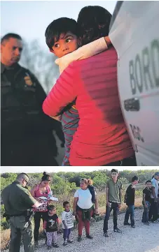  ?? AFP ARCHIVO ?? MEDIDA. Las unidades familiares que crucen ilegalment­e la frontera de EUA correrán el riesgo de ser separadas.