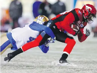  ?? AL CHAREST ?? Stampeders wide receiver Kamar Jorden is embracing the notion his team is the underdog heading into Sunday’s West Final against the Edmonton Eskimos at McMahon Stadium in Calgary.