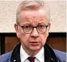  ?? ?? ADMISSION Michael Gove