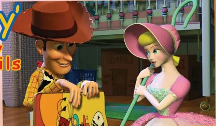  ??  ?? ‘Toy Story’ characters Woody and Bo Peep will go for romance in the fourth film of the Disney Pixar franchise.