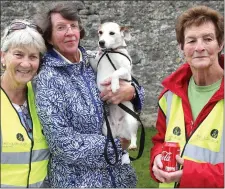  ??  ?? At the Irish Guide Dogs event at Oldbridge were Betty Kelly, Lucita Shorter with her dog Julie and Margaret Daag.