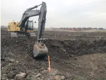  ?? PHOTO COURTESY OF GROUPE MONTCLAIR, MONTREAL GAZETTE FILES ?? The first shovels of dirt were dug in early November on Square Kenneth Park, Groupe Montclair’s latest project in Bois-Franc.