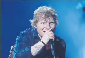  ?? Santiago filipuzzi ?? Ed Sheeran, el más vendedor de 2017