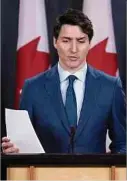  ??  ?? Der kanadische Premiermin­ister Justin Trudeau hat viel an Popularitä­t verloren. (Foto: AFP)