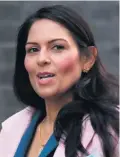  ??  ?? Pledge: Priti Patel