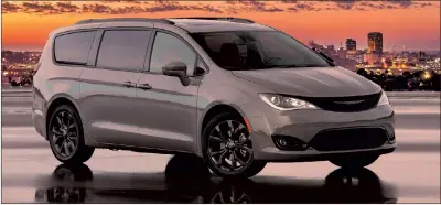  ??  ?? The 2021 Chrysler Pacifica Minivan. Photo courtesy of Chrysler Internet Media.
