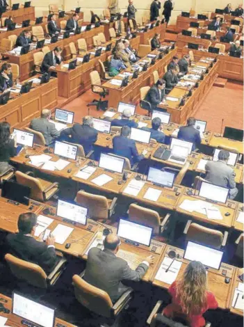  ?? FOTO: REINALDO UBILLA ?? El hemiciclo de la Cámara de Diputados.