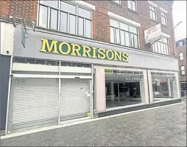  ?? Picture: Sibley Pares ?? Morrisons in Week Street is available to rent for £95k per year