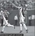  ??  ?? Kielini feston golin për Juventusin