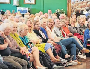  ?? ?? Book festival Crowds flocked to the event in May 2019