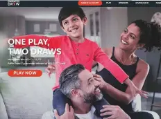  ??  ?? A screengrab of the Emirates Draw website. Emirates Draw said it will be the first draw “to embed a significan­t social and environmen­tal component” to its operating model.