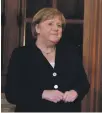  ?? ?? Chancellor Angela Merkel in the French town of Beaune