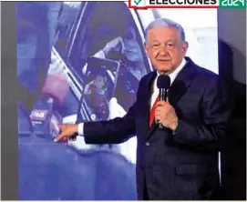  ?? ?? MENSAJE. El presidente Andrés Manuel López Obrador, ayer.