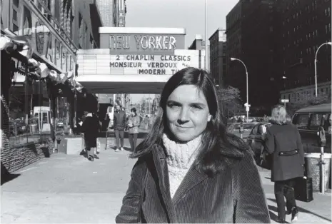  ??  ?? Adrienne Rich, New York City, 1973; photograph by Nancy Crampton