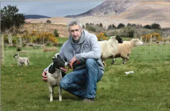  ?? Photo by Valerie O’Sullivan ?? One man and his dog: Blackwater sheep farmer John Cremin who came fourth with collie Sally in one of the world’s most prestigiou­s sheepdog trials at the weekend - the Supreme Internatio­nal Sheepdog Trials in Yorkshire. He is pictured here with another...