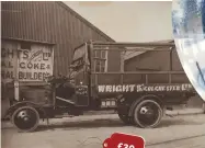  ??  ?? RIGHT This photo of a Wright’s Colchester Ltd truck, c1920, sold for £ 30 at Dreweatts & Bloomsbury in September