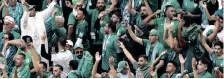  ?? RUNGROJ YONGRIT EPA ?? SUPPORTERS of Saudi Arabia during their World Cup match against Argentina at Lusail Stadium in Lusail, Qatar, on Tuesday. |