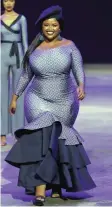  ??  ?? SINCE day one, Khosi Nkosi has always been about making clothes that makes women feel good regardless of their size. Her clothing is feminine, flattering and will hug your curves in all the right places.
