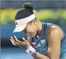  ?? FOTO: AP ?? Lamentos en pista de Naomi Osaka CICLISMO