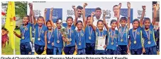  ??  ?? Grade 4 Champions (Boys) – Elagama Medagama Primary School, Kegalle